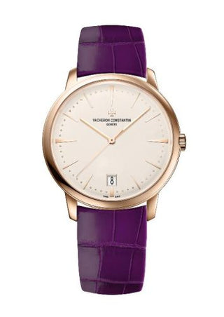 Vacheron Constantin - 4100U/001R-B180  Patrimony 36mm Self-Winding Pink Gold / Silver