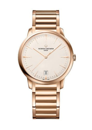 Vacheron Constantin - 4100U/110R-B180  Patrimony 36mm Self-Winding Pink Gold / Silver / Bracelet