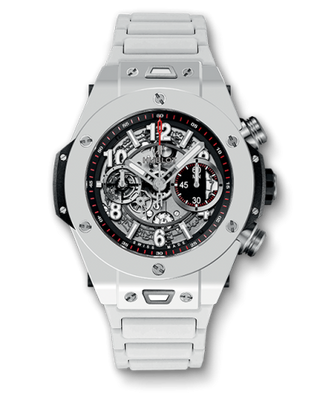 Hublot - 411.HX.1170.HX  Big Bang Unico 45 White Ceramic / Bracelet