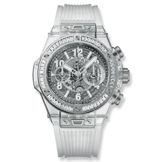 Hublot - 411.JX.4802.RT.1904  Big Bang Unico 45 Sapphire / Baguettes