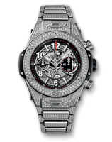 Hublot Big Bang Unico 45 Titanium / Pavé / Black (411.NX.1170.NX.3704)