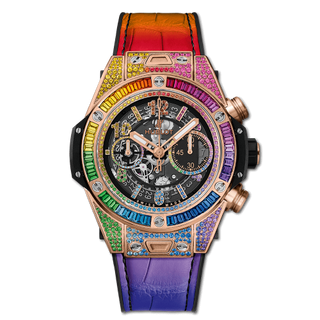 Hublot - 411.OX.9910.LR.0999  Big Bang Unico 45 King Gold / Rainbow