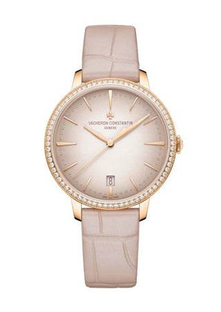 Vacheron Constantin - 4115U/000R-B907  Patrimony Self-Winding 36.5 Rose Gold - Diamond / Pink