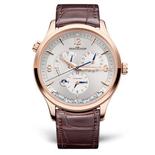 Jaeger-LeCoultre - 4122520  Master Control Geographic Pink Gold / Silver / Alligator