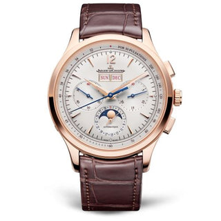 Jaeger-LeCoultre - 4132520  Master Control Chronograph Calendar Pink Gold / Silver / Alligator