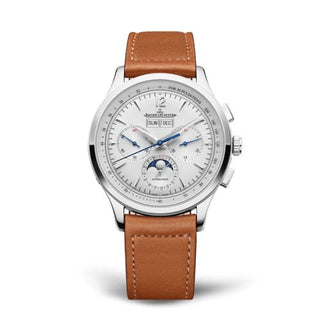 Jaeger-LeCoultre - 413813J  Master Control Chronograph Calendar Stainless Steel / Silver / Strap + Bracelet