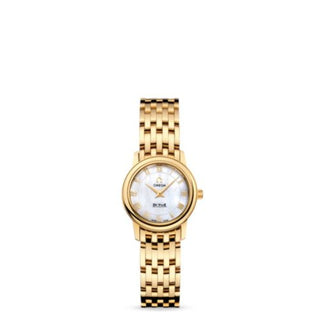 Omega - 4170.71.00  De Ville Prestige Quartz 22 Yellow Gold / MOP / Bracelet