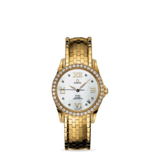 Omega - 4186.75.00  De Ville Co-Axial 32.5 Yellow Gold Diamond / MOP / Bracelet