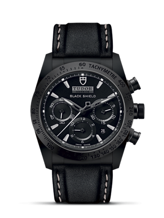 Tudor - 42000CN-0017  Fastrider Black Shield Ceramic / Black / Leather