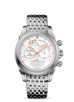 Omega De Ville Co-Axial 44 Chronoscope GMT Stainless Steel / Brown / Bracelet (422.10.41.50.04.001)