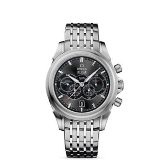 Omega - 422.10.41.52.06.001  De Ville Co-Axial 41 Chronograph 4 Counters Stainless Steel / Grey / Bracelet