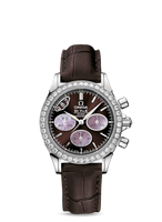 Omega De Ville Co-Axial 35 Chronograph Stainless Steel Diamond / MOP / Strap (422.18.35.50.13.001)