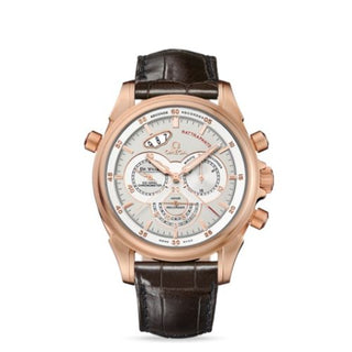 Omega - 422.53.44.51.02.002  De Ville Co-Axial 44 Chronoscope Rattrapante II Red Gold / Silver