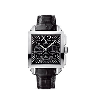 Omega - 423.13.37.50.01.001  De Ville X2 Co-Axial 37 Chronograph Stainless Steel / Black