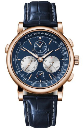 A. Lange & Söhne - 424.037  Triple Split Pink Gold / Blue