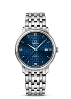 Omega De Ville Prestige Co-Axial 39.5 Stainless Steel / Vintage  Blue / Bracelet (424.10.40.20.03.003)