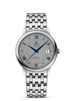 Omega De Ville Prestige Co-Axial 39.5 Stainless Steel / Vintage Grey Silk / Bracelet (424.10.40.20.06.002)