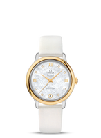 Omega De Ville Prestige Co-Axial 32.7 Stainless Steel / Yellow Gold / MOP Butterfly / Bracelet (424.22.33.20.55.002)