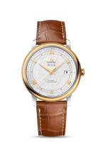 Omega De Ville Prestige Co-Axial 39.5 Stainless Steel / Red Gold / Vintage Brown / Bracelet (424.23.40.20.02.001)