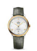 Omega De Ville Prestige Co-Axial 39.5 Stainless Steel / Yellow Gold / Green Sunburst / Bracelet (424.23.40.20.02.004)