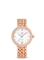 Omega De Ville Prestige Dewdrop Co-Axial 32.7 Yellow Gold / Diamond / MOP / Diamond / Bracelet (424.55.33.20.55.007)