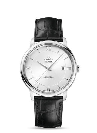 Omega - 424.13.40.20.02.001  De Ville Prestige Co-Axial 39.5 Stainless Steel / Silver