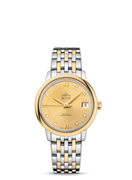 Omega De Ville Prestige Co-Axial 32.7 Stainless Steel / Yellow Gold / MOP / Bracelet (424.20.33.20.58.001)