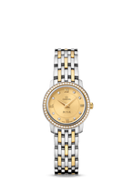 Omega De Ville Prestige Quartz 24.4 Yellow Gold / Champagne / Bracelet (424.25.24.60.58.001)