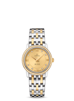 Omega De Ville Prestige Quartz 27.4 Yellow Gold / Champagne / Bracelet (424.25.27.60.58.001)