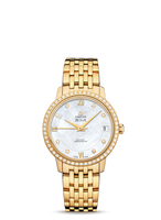 Omega De Ville Prestige Co-Axial 32.7 Red Gold / MOP / Diamond / Bracelet (424.55.33.20.55.001)