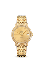 Omega De Ville Prestige Co-Axial 32.7 Red Gold / MOP Butterfly / Diamond (424.55.33.20.58.001)