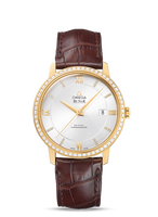 Omega De Ville Prestige Co-Axial 39.5 Yellow Gold / Blue (424.58.40.20.52.001)