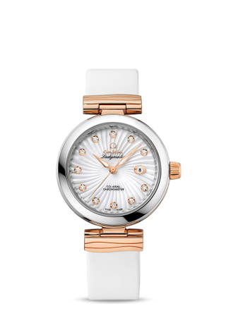 Omega - 425.22.34.20.55.001  LadyMatic Co-Axial 34 Stainless Steel / Red Gold / MOP