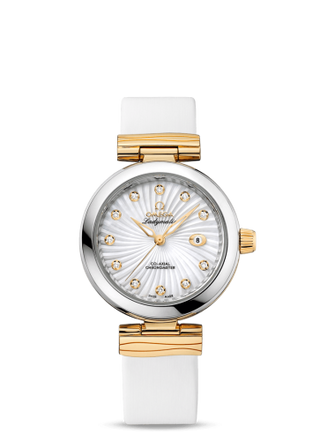 Omega - 425.22.34.20.55.002  LadyMatic Co-Axial 34 Stainless Steel / Yellow Gold / MOP