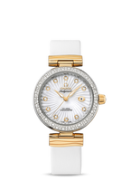 Omega LadyMatic Co-Axial 34 Stainless Steel / Red Gold / Diamond / Brown (425.27.34.20.55.002)