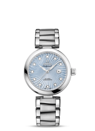 Omega - 425.30.34.20.57.002  LadyMatic Co-Axial 34 Stainless Steel / Blue MOP / Bracelet