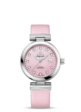 Omega - 425.32.34.20.57.001  LadyMatic Co-Axial 34 Stainless Steel / Pink MOP