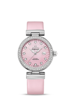 Omega LadyMatic Co-Axial 34 Stainless Steel / Diamond / Pink MOP / Bracelet (425.37.34.20.57.001)