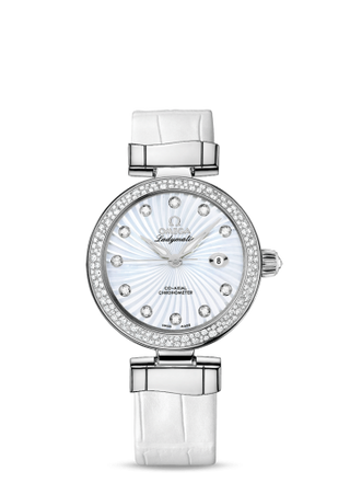 Omega - 425.38.34.20.55.001  LadyMatic Co-Axial 34 Stainless Steel / Diamond / MOP