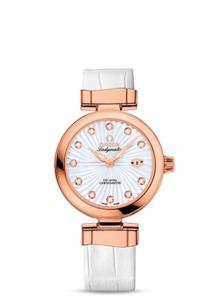 Omega - 425.63.34.20.55.001  LadyMatic Co-Axial 34 Red Gold / MOP