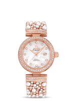 Omega LadyMatic Co-Axial 34 Red Gold Diamond / Diamond Flower (425.65.34.20.55.008)