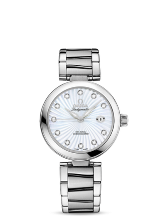 Omega - 425.30.34.20.55.001  LadyMatic Co-Axial 34 Stainless Steel / MOP / Bracelet