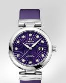 Omega - 425.32.34.20.60.001  LadyMatic Co-Axial 34 Stainless Steel / Purple