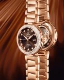 Omega - 425.65.34.20.63.001  LadyMatic Co-Axial 34 Red Gold / Diamond / Brown / Bracelet