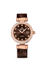 Omega LadyMatic Co-Axial 34 Red Gold / Brown / Bracelet (425.68.34.20.63.001)