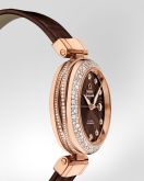 Omega - 425.68.34.20.63.002  LadyMatic Co-Axial 34 Red Gold / Diamond / Brown