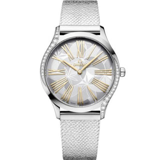 Omega - 428.15.36.60.02.001  De Ville Trésor 36 Stainless Steel / Silver - Frangipani / Bracelet