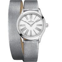 Omega De Ville Trésor 36 Stainless Steel / Silver - Frangipani / Bracelet (428.17.26.60.04.006)