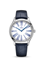 Omega De Ville Trésor 39 Stainless Steel / Silver Roman / Fabric (428.18.39.60.04.001)