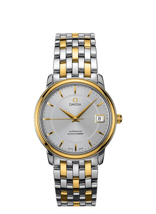 Omega - 4300.31.00  De Ville Prestige Automatic 34.7 Stainless Steel / Yellow Gold / Silver / Bracelet